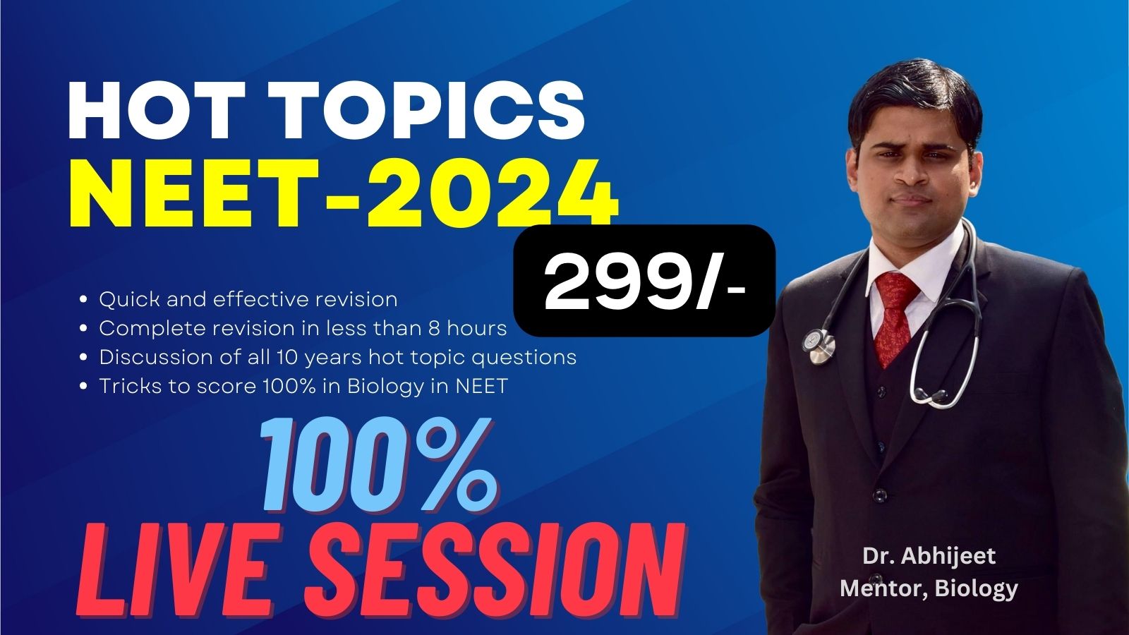 HOT topics in Biology for NEET- Live class